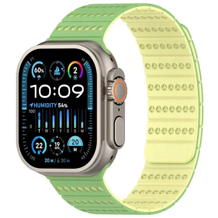 Magnetisches Armband in Wabenform, passend für Apple Watch 42 mm / 41 mm / 40 mm / 38 mm und 46 mm / 49 mm / 45 mm / 44 mm