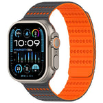 Magnetisches Armband in Wabenform, passend für Apple Watch 42 mm / 41 mm / 40 mm / 38 mm und 46 mm / 49 mm / 45 mm / 44 mm