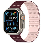 Magnetisches Armband in Wabenform, passend für Apple Watch 42 mm / 41 mm / 40 mm / 38 mm und 46 mm / 49 mm / 45 mm / 44 mm