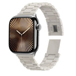 Candy Drei-Perlen-Armband mit Magnetverschluss aus Polycarbonat, passend für Apple Watch 46 mm / 49 mm / 45 mm / 44 mm und 42 mm / 41 mm / 40 mm / 38 mm