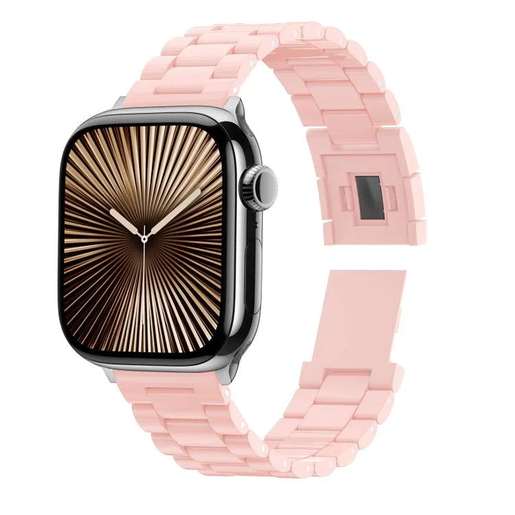 Candy Drei-Perlen-Armband mit Magnetverschluss aus Polycarbonat, passend für Apple Watch 46 mm / 49 mm / 45 mm / 44 mm und 42 mm / 41 mm / 40 mm / 38 mm