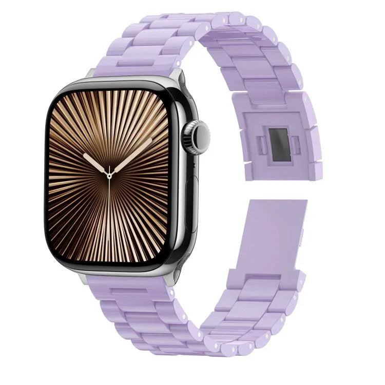 Candy Drei-Perlen-Armband mit Magnetverschluss aus Polycarbonat, passend für Apple Watch 46 mm / 49 mm / 45 mm / 44 mm und 42 mm / 41 mm / 40 mm / 38 mm