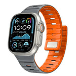 Norman Magnetisches Silikon-Uhrenarmband, für Apple Watch 46 mm / 49 mm / 45 mm / 44 mm, für Apple Watch 42 mm / 41 mm / 40 mm / 38 mm