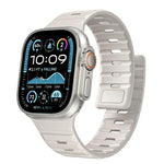 Norman Magnetisches Silikon-Uhrenarmband, für Apple Watch 46 mm / 49 mm / 45 mm / 44 mm, für Apple Watch 42 mm / 41 mm / 40 mm / 38 mm