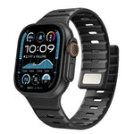 Norman Magnetisches Silikon-Uhrenarmband, für Apple Watch 46 mm / 49 mm / 45 mm / 44 mm, für Apple Watch 42 mm / 41 mm / 40 mm / 38 mm
