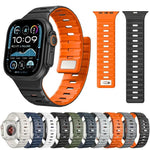 Norman Magnetisches Silikon-Uhrenarmband, für Apple Watch 46 mm / 49 mm / 45 mm / 44 mm, für Apple Watch 42 mm / 41 mm / 40 mm / 38 mm