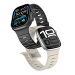 Norman Magnetisches Silikon-Uhrenarmband, für Apple Watch 46 mm / 49 mm / 45 mm / 44 mm, für Apple Watch 42 mm / 41 mm / 40 mm / 38 mm