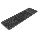 KF86 MAX Faltbare kabellose Bluetooth-kompatible Tastatur mit Touchpad, mit Touchpad