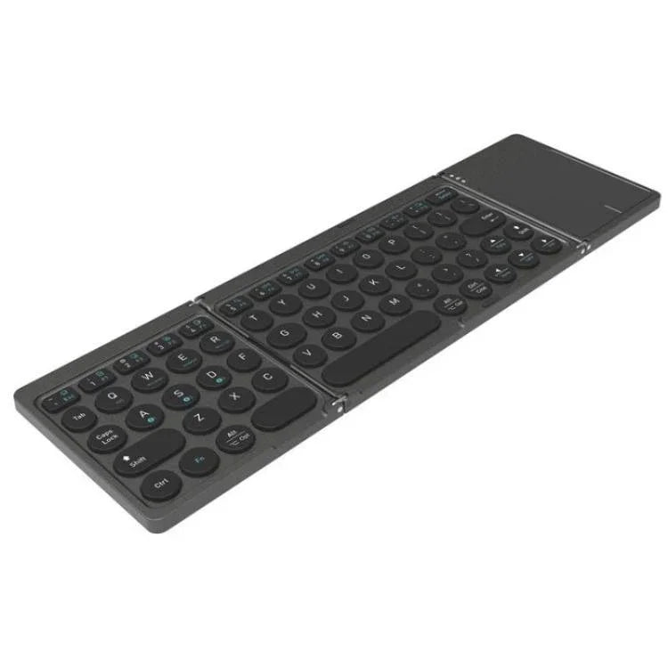 KF86 MAX Faltbare kabellose Bluetooth-kompatible Tastatur mit Touchpad, mit Touchpad