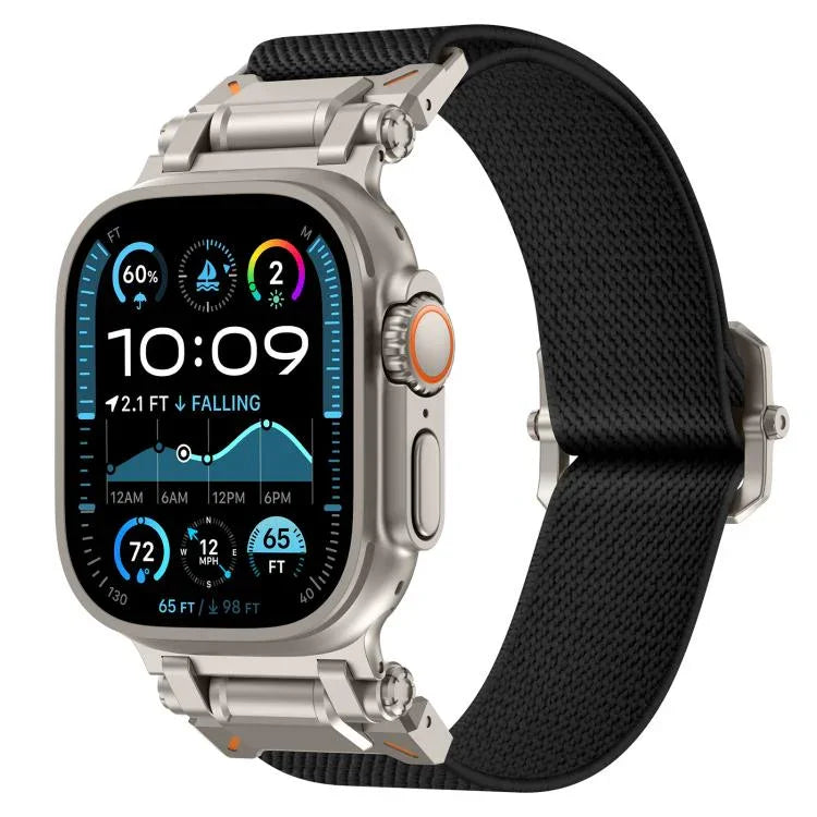 Explorer Polyester-Nylon-Uhrenarmband, für Apple Watch 46 mm / 49 mm / 45 mm / 44 mm