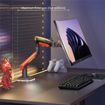 NORTH BAYOU L50 32-60 Zoll Gaming-Bildschirm RGB-Licht Gebogen Ultrawide Flacher Monitorständer