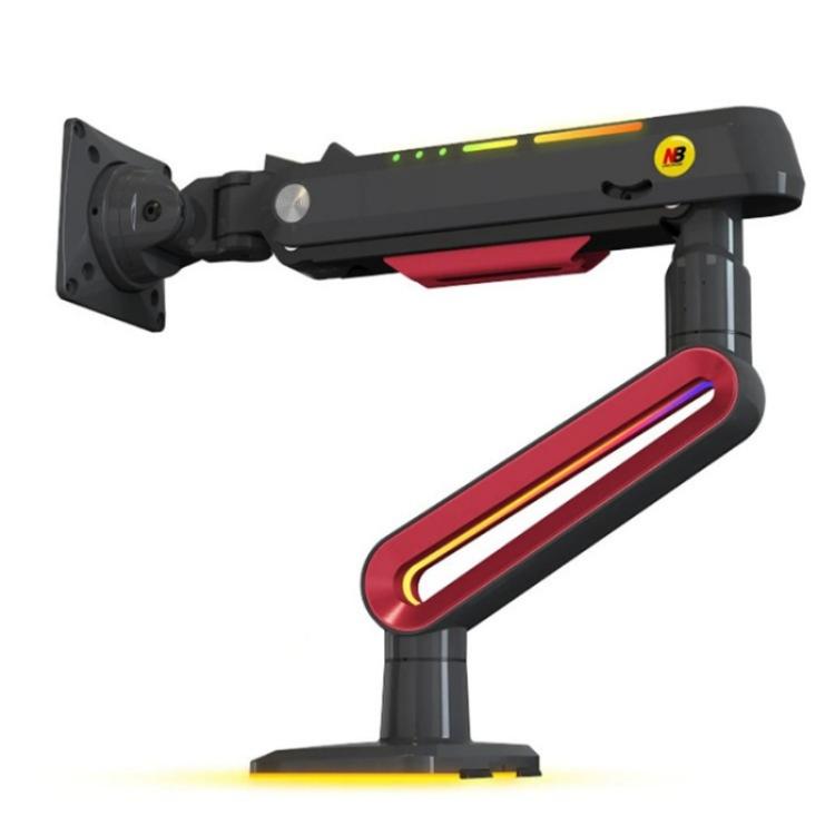 NORTH BAYOU L60 RGB Light Desk Mount Halterung 32-60 Zoll Gaming Monitor Arm Stand, L60