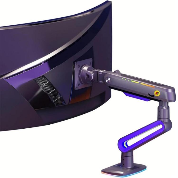 NORTH BAYOU G70 Höhenverstellbarer Desktop-Halterung Mechanische Feder Gaming Monitor Ständer, G70