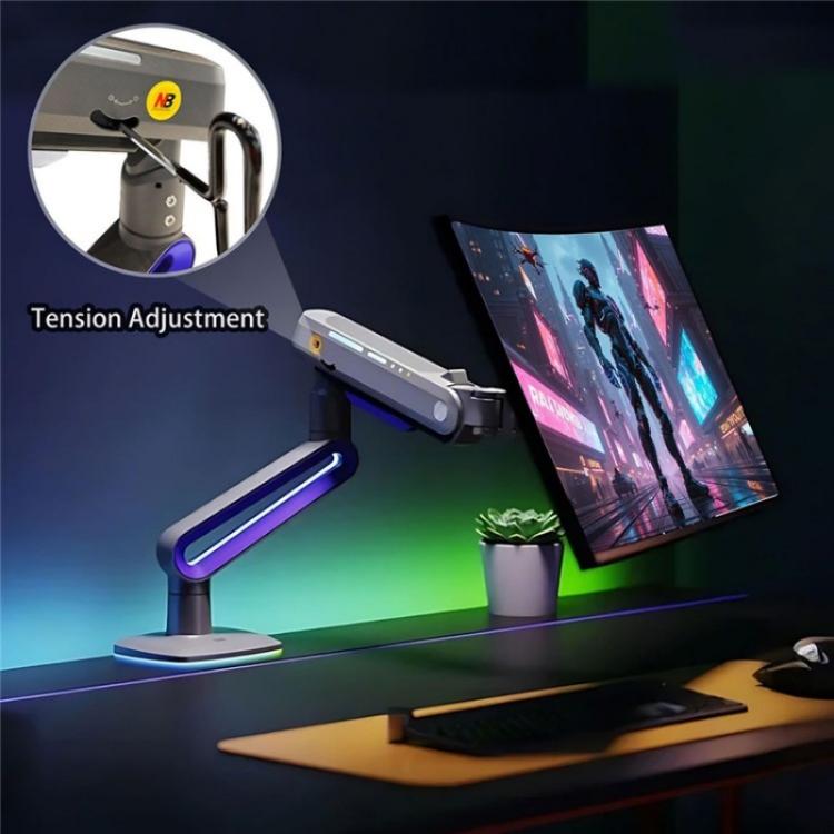 NORTH BAYOU G70 Höhenverstellbarer Desktop-Halterung Mechanische Feder Gaming Monitor Ständer, G70