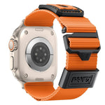 Kalebol Sportarmband aus geflochtenem Nylon, passend für Apple Watch 46 mm / 49 mm / 45 mm / 44 mm und 42 mm / 41 mm / 40 mm / 38 mm