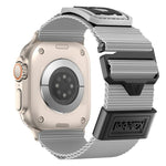Kalebol Sportarmband aus geflochtenem Nylon, passend für Apple Watch 46 mm / 49 mm / 45 mm / 44 mm und 42 mm / 41 mm / 40 mm / 38 mm