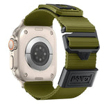 Kalebol Sportarmband aus geflochtenem Nylon, passend für Apple Watch 46 mm / 49 mm / 45 mm / 44 mm und 42 mm / 41 mm / 40 mm / 38 mm