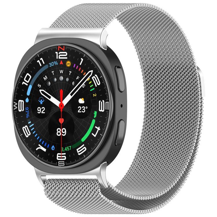 Milan Magnetisches Edelstahl-Uhrenarmband, für Samsung Galaxy Watch8 / Watch8 Classic