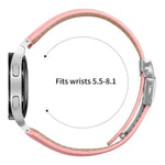 Uhrenarmband aus Leder mit Litschi-Textur und silbernem Schildkrötenverschluss, passend für Samsung Galaxy Watch 7 (40/44 mm)