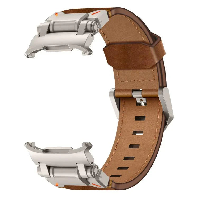 Explorer Edelstahl-Lederarmband für Samsung Galaxy Watch Ultra 47 mm / Ultra 2025