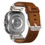 Explorer Edelstahl-Lederarmband für Samsung Galaxy Watch Ultra 47 mm / Ultra 2025