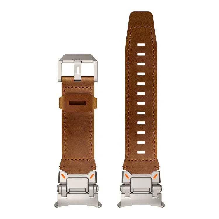 Explorer Edelstahl-Lederarmband für Samsung Galaxy Watch Ultra 47 mm / Ultra 2025