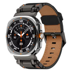 Explorer Edelstahl-Lederarmband für Samsung Galaxy Watch Ultra 47 mm / Ultra 2025
