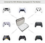 Tragbare, stoßfeste Hartschalen-Reisetasche für zwei Gamecontroller