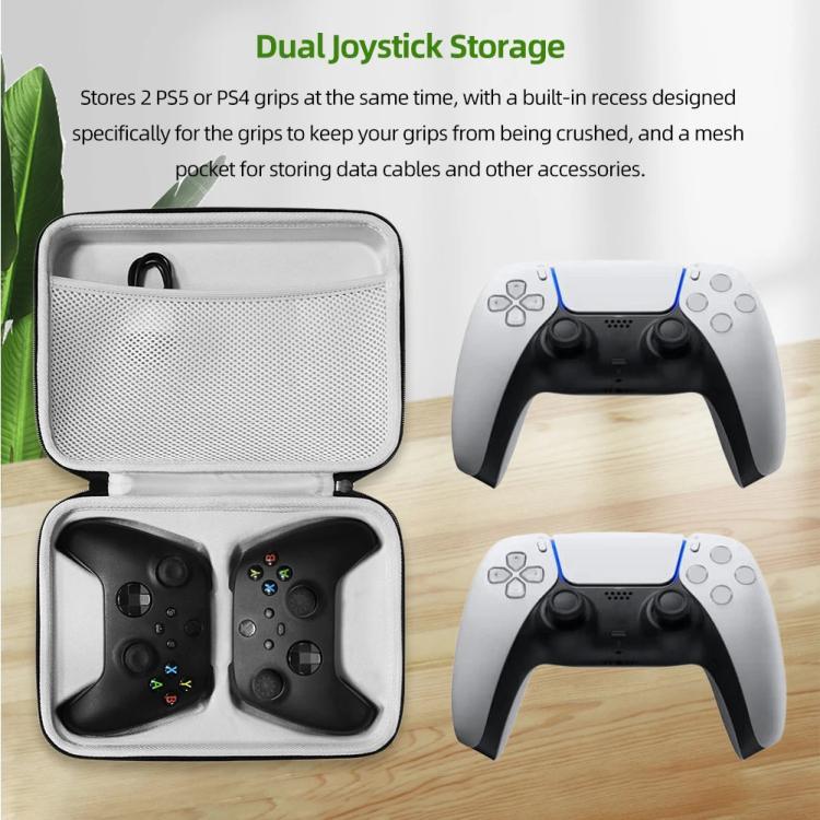 Tragbare, stoßfeste Hartschalen-Reisetasche für zwei Gamecontroller