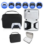 Tragbare, stoßfeste Hartschalen-Reisetasche für zwei Gamecontroller