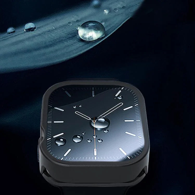 Uhrengehäuse aus gehärtetem Aluminium mit integrierter Schutzfolie, für Apple Watch Series 11 / 10 46 mm