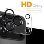 2 St. NORTHJO Kameraobjektivschutz 3D Night Shot Displayschutzfolie aus gehärtetem Glas, Für iPhone 17 Pro Max, Für iPhone 17 Pro, Für iPhone 17, Für iPhone Air