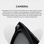 M01 Smart Glasses mit HD-Kamera, Bluetooth-Anrufunterstützung und intelligenter KI-Übersetzung