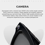 M01 Smart Glasses mit HD-Kamera, Bluetooth-Anrufunterstützung und intelligenter KI-Übersetzung