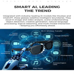 M01 Smart Glasses mit HD-Kamera, Bluetooth-Anrufunterstützung und intelligenter KI-Übersetzung