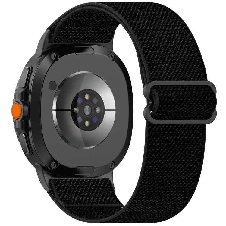 Ethnic Style Elastic Nylon Braided Watch Band, For Samsung Galaxy Watch8 / Watch8 Classic