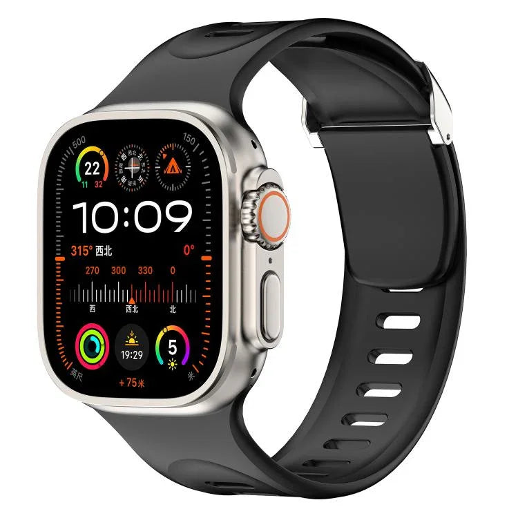Explorer Silikon-Uhrenarmband, für Apple Watch 46 mm / 49 mm / 45 mm / 44 mm