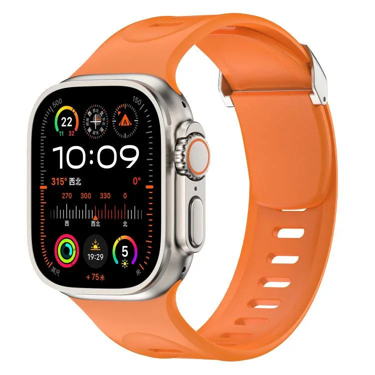 Explorer Silicone Watch Band, For Apple Watch 46mm / 49mm / 45mm / 44mm