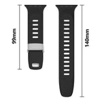 Explorer Silicone Watch Band, For Apple Watch 46mm / 49mm / 45mm / 44mm