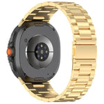 Schlankes Edelstahl-Uhrenarmband mit drei Perlen, für Samsung Galaxy Watch8 / Watch8 Classic