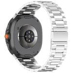 Schlankes Edelstahl-Uhrenarmband mit drei Perlen, für Samsung Galaxy Watch8 / Watch8 Classic