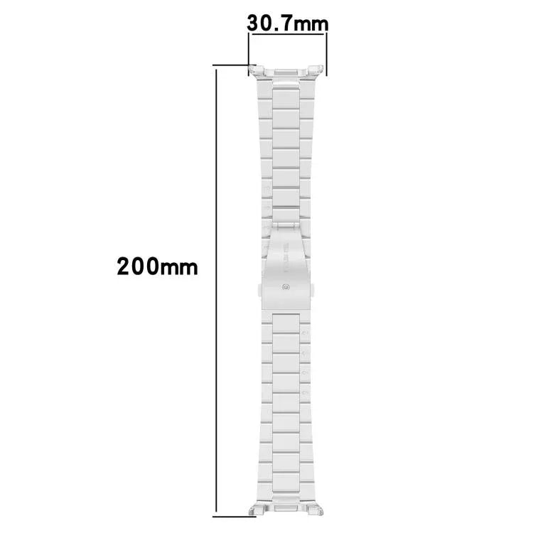 Schlankes Edelstahl-Uhrenarmband mit drei Perlen, für Samsung Galaxy Watch8 / Watch8 Classic