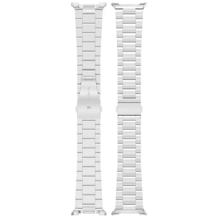 Schlankes Edelstahl-Uhrenarmband mit drei Perlen, für Samsung Galaxy Watch8 / Watch8 Classic