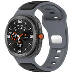 Zweifarbiges Silikonarmband mit umgekehrter Schnalle, für Samsung Galaxy Watch8 / Watch8 Classic