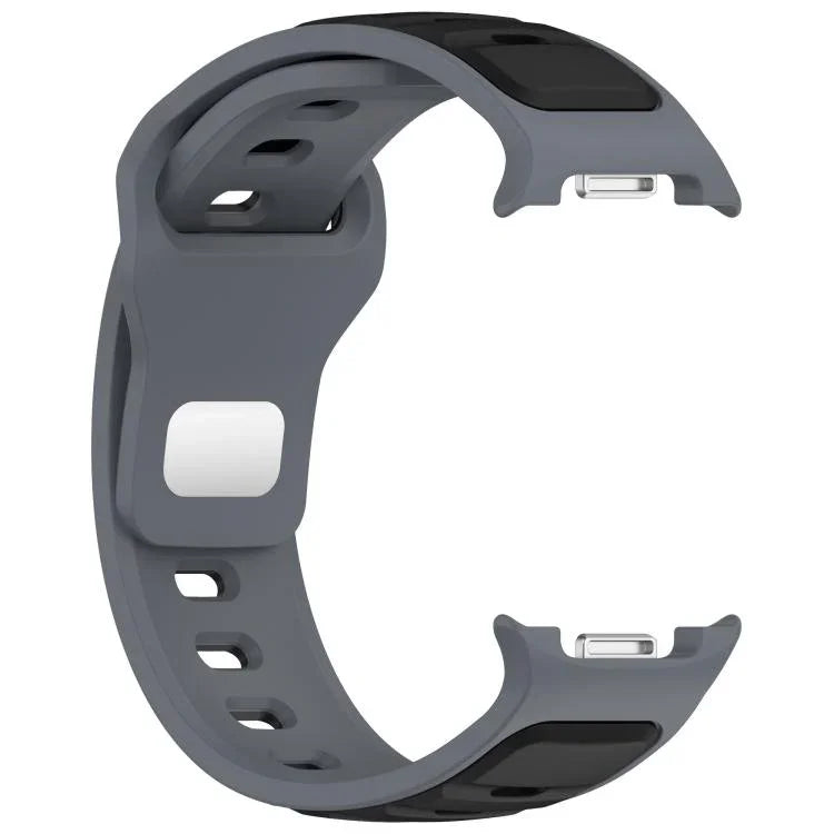 Zweifarbiges Silikonarmband mit umgekehrter Schnalle, für Samsung Galaxy Watch8 / Watch8 Classic