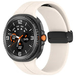 Folding Magnetic Buckle Silicone Watch Band, For Samsung Galaxy Watch8 / Watch8 Classic