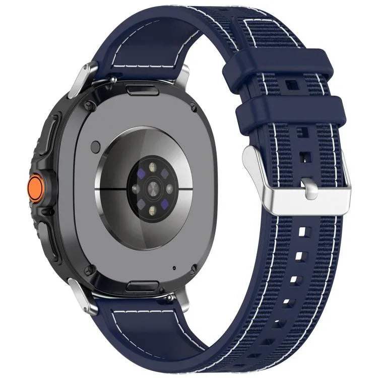 Hybrid-Nylon-Silikon-Uhrenarmband, für Samsung Galaxy Watch8 / Watch8 Classic