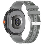 Hybrid-Nylon-Silikon-Uhrenarmband, für Samsung Galaxy Watch8 / Watch8 Classic