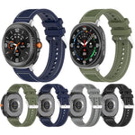 Hybrid-Nylon-Silikon-Uhrenarmband, für Samsung Galaxy Watch8 / Watch8 Classic