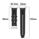 Hybrid-Nylon-Silikon-Uhrenarmband, für Samsung Galaxy Watch8 / Watch8 Classic